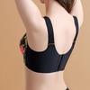 E-Cup Plus-Size-BH, dünn, sexy Blumenmuster, kein Stahlring, rot, gerafftes Bralette, unsichtbarer Push-Up-BH, ausgefallene Unterwäsche, sinnliche Dessous