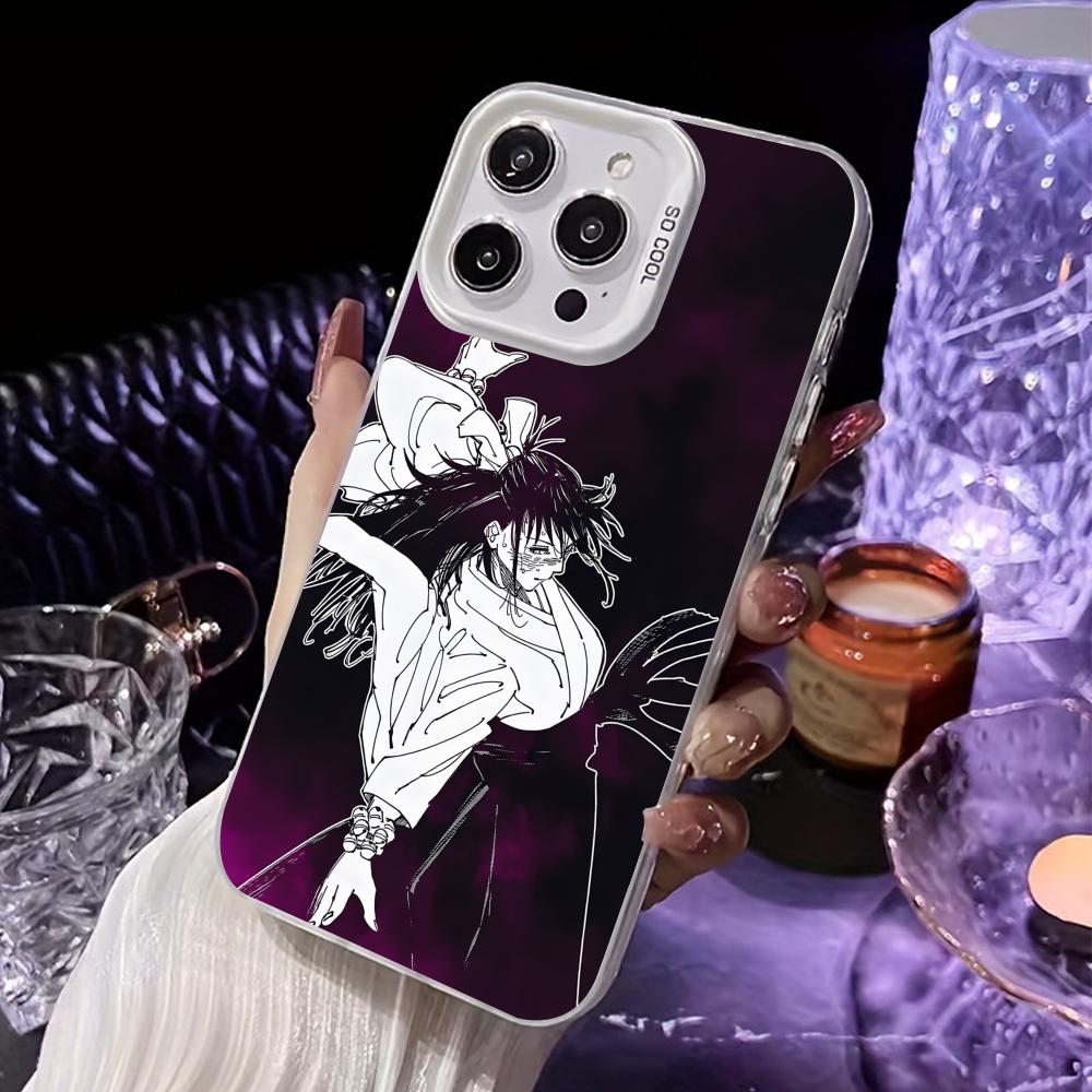 JJK Utahime Iori White Translucent Mobile Phone Case for iPhone 17 16 15 14 13 12 11 X XR XS Air Pro Max Plus Colorful Cover