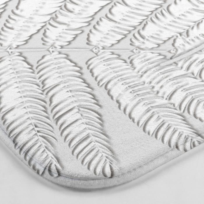 Tapis De Bain - Feuilles D'ambre - 45x75cm - Doux Et Anti-dérapant - Microfibre