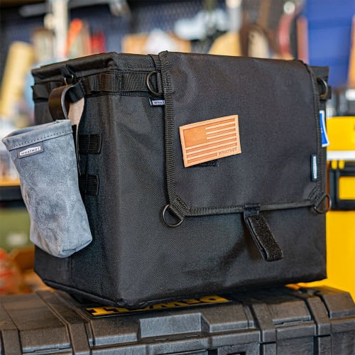 WHATNOT Tool Organizer Tool Case, Black, TO-01-BK