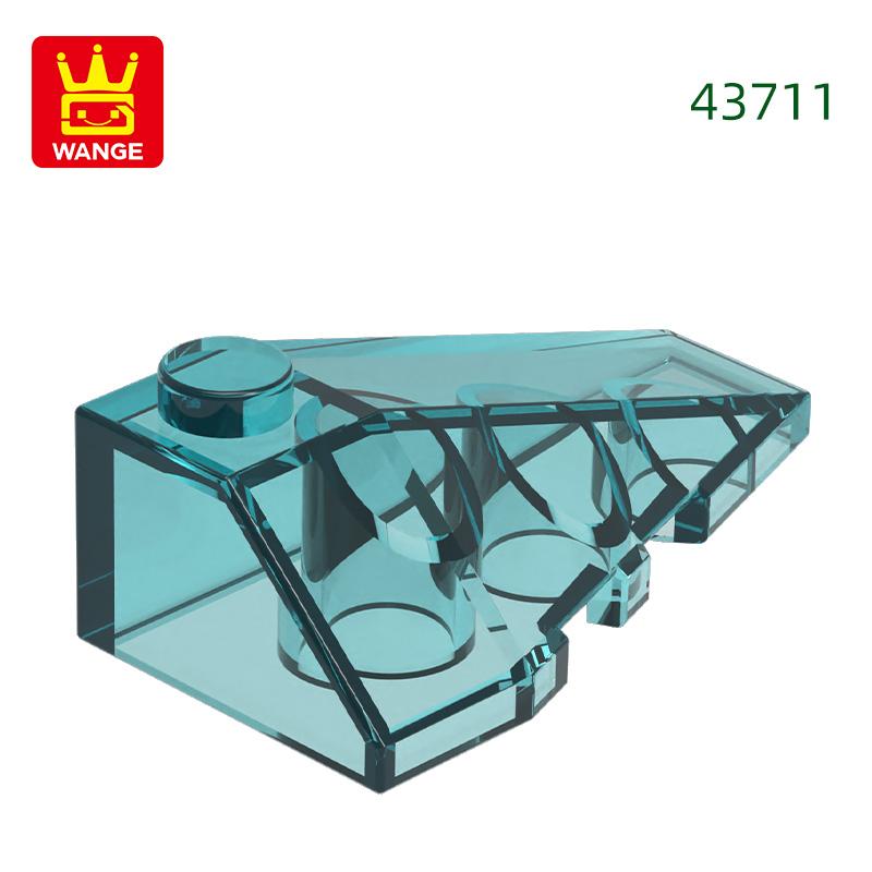 Non-Toxic 74Pcs/Lot 43711 Right Wedge Sloped 4X3 Triple Building Blocks Moc Accessories Compatible With Bricks Children Toys Gift Bo