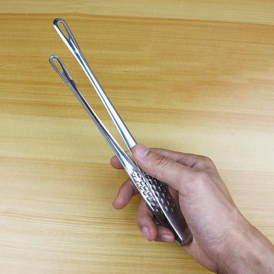 Pinças para churrasco para alimentos, pinças para grelhar, antiderrapante, clipe para pão, cozinha, metal
