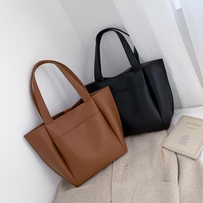 Women's Autumn/Winter Korean Style PU Shoulder Tote: Large Capacity Fashion Handbag