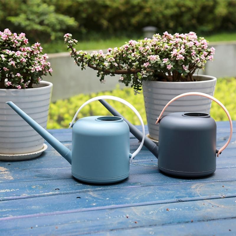 Plastic Watering Can 1800ml for Indoor Plant and Outdoor Garden with Long Spout and Detachable Handle