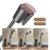 Hands-Free Rotating Hair Dryer Holder - Wall Mount, No Drilling Needed, with Storage Tube