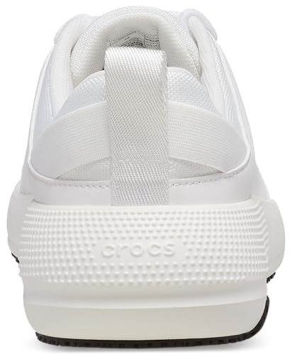 Crocs On the Clock Work Sneakers, Men's, White/White, Size 28cm