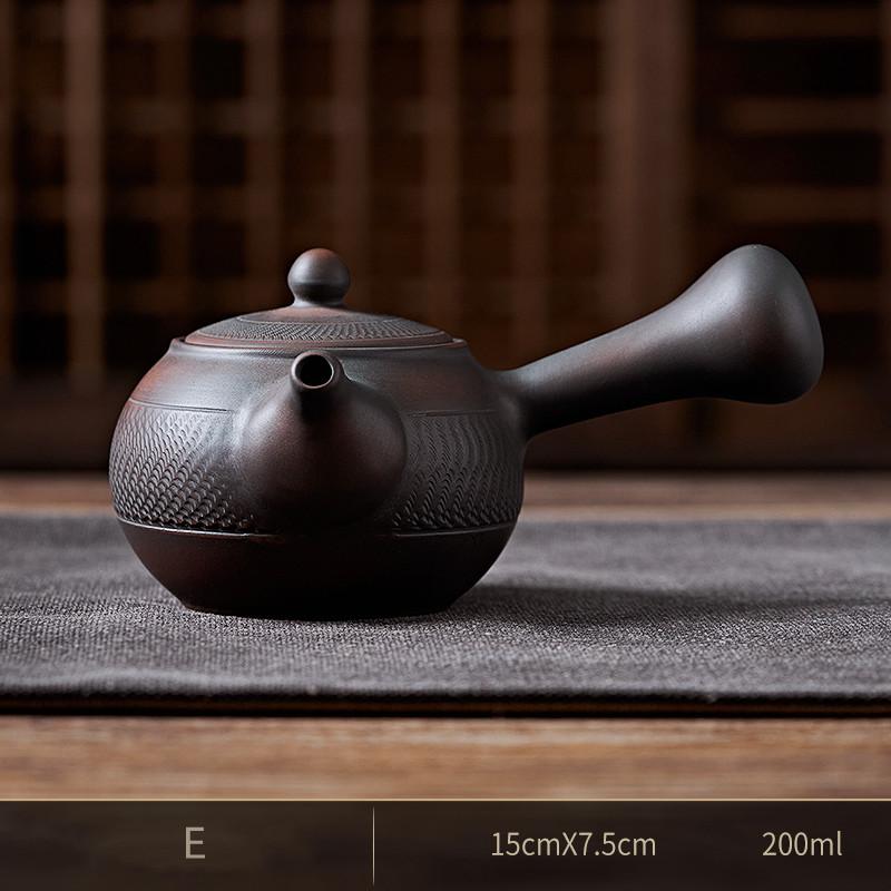Jianshui Purple Pottery Pot Ceramic Kung Fu Teapot Handmade Teapot Tea Maker Tea Set  Small Teapot Tea Kettle