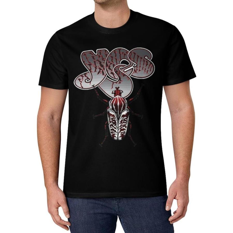 

JOISOMI T Shirts for Men and Women Yes Rock Band Short Sleeve Running T-Shirt Crew Neck Workout Shirts XXXXXL різнокольоровий