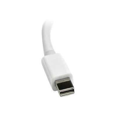 Adaptateur / convertisseur Mini DisplayPort à VGA - Convertisseur vidéo Mini DP vers VGA - M/F - 1920 x 1200 - Blanc - MDP2VGAW