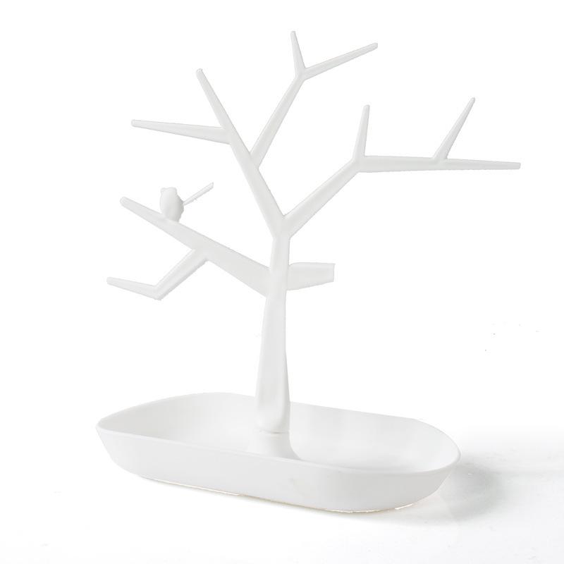 

Многофункциональная подставка для ювелирных изделий Bird Tree – Настольный органайзер в форме дерева белый