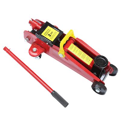 Hydraulic Jacks 2T Horizontal Type Manual Portable Metal Material Durable Wearable Industrial Jacks for Home