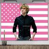 Arazzo Evan Peters Bandiera Americana USA Divertente Meme Arazzo Estetico Decorazione Camera da Letto Carta da Parati Stendardi per la Casa Sfondi per Feste