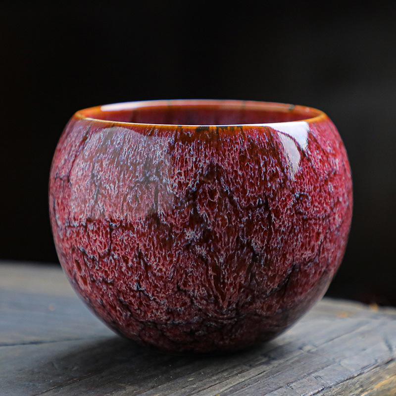 Šálek na čaj jednotlivý kus kiln change Tianmu glazura Jianzhan mistrovský šálek čajový šálek keramický espresso šálek kiln change glazura
