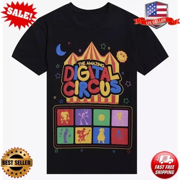 NEW The Amazing Digital Circus Puff Print T-Shirt S-5XL 4XL