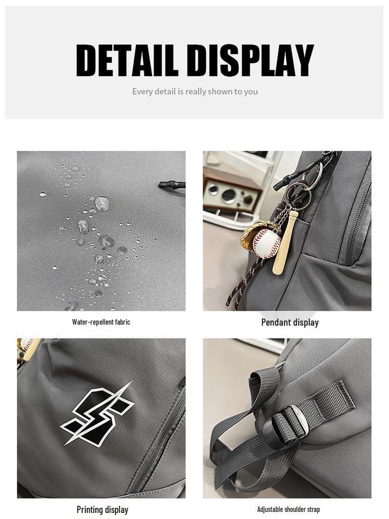 American Style Lightweight Laptop Backpack for High School and College Students - Unisex, Large Capacity