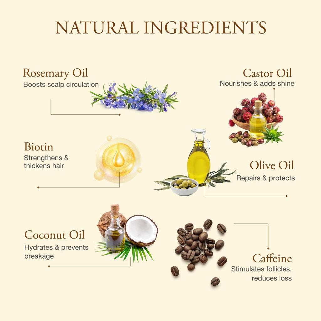 Long-lasting oil: natural hair regeneration essence for men and women–anti-hair loss and thinning care for all hair types