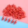 50pcs16/22mm Snowman Red Nose Craft DIY Doll nose Plastic Santa Claus Nose for Sewing Crafting Doll Puppet Stuffed Plush Animals