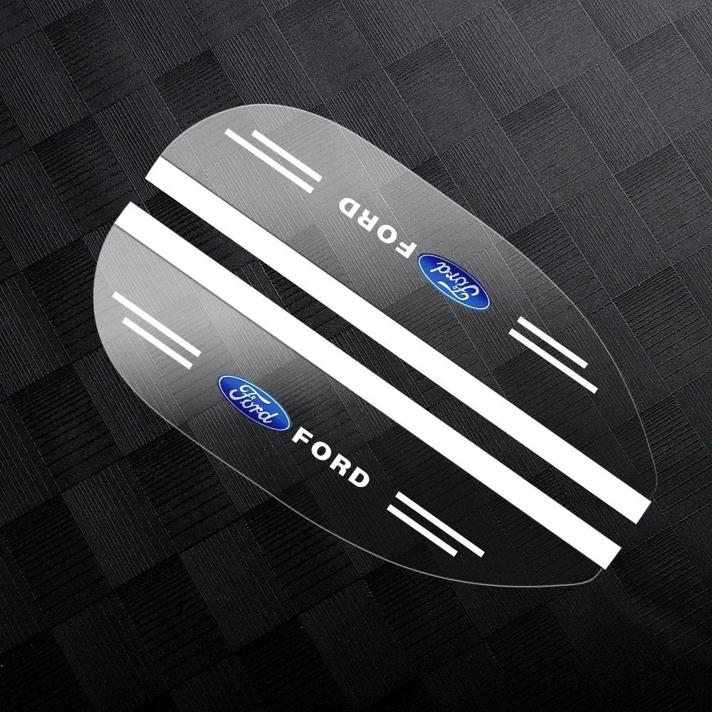 

Car Sticker Ford 2pcs Car Side Rear View Mirror Rain Eyebrow Visor Auto Accessories For Ford Focus mk2 3 Mustang Ranger Fusion M