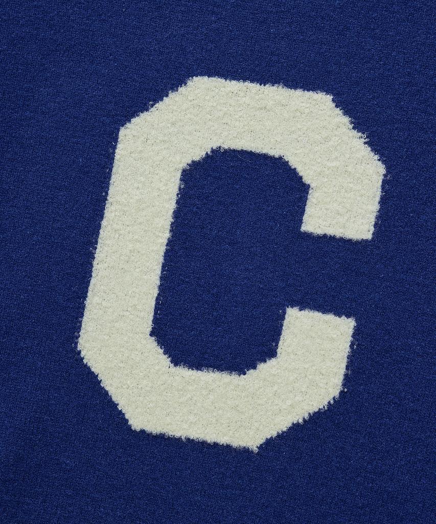 COVERNAT Big C Logo Knit Royal Blue
