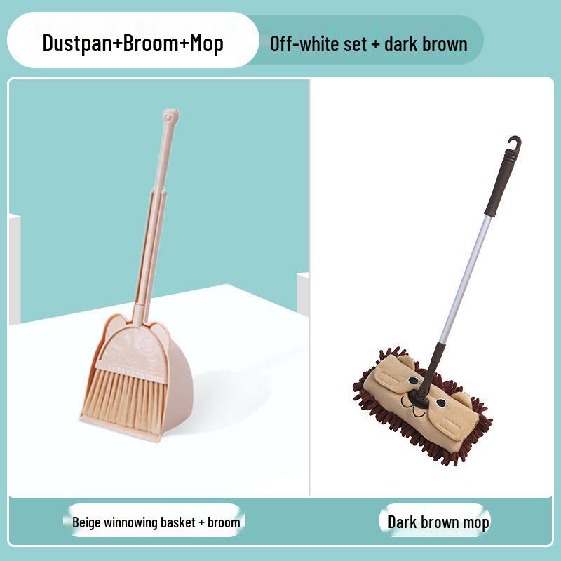 Children's Mini Broom & Dustpan Toy Set