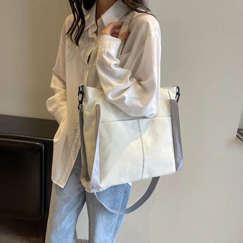 Canvas High Quality Women's Tote Bags New Large Capacity Fashion Versatile Ladies Shoulder Bags Simplicity Bolsas Femininas