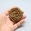 Hand-Sewn Ribbon Rose Flower Decorative Patch for Clothing and Hair Accessories