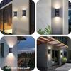 LED Wall Light Outdoor Waterproof IP66 Porch Garden Wall Lamp & Indoor Bedroom Bedside Decoration Lighting Lamp