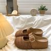 Thick-soled Inner Heightening Bag Head Half Slippers Women Wear New Summer Hollow Sandals One Pedal Sandals