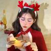 Christmas Hats Christmas Hairpin Decoration Party Headwear Cute Deer Headband Kawaii Hair Accessorie Navidad
