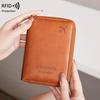 2024 RFID Anti-Magnetic Passport Holder: Zippered Travel & Document Storage Bag
