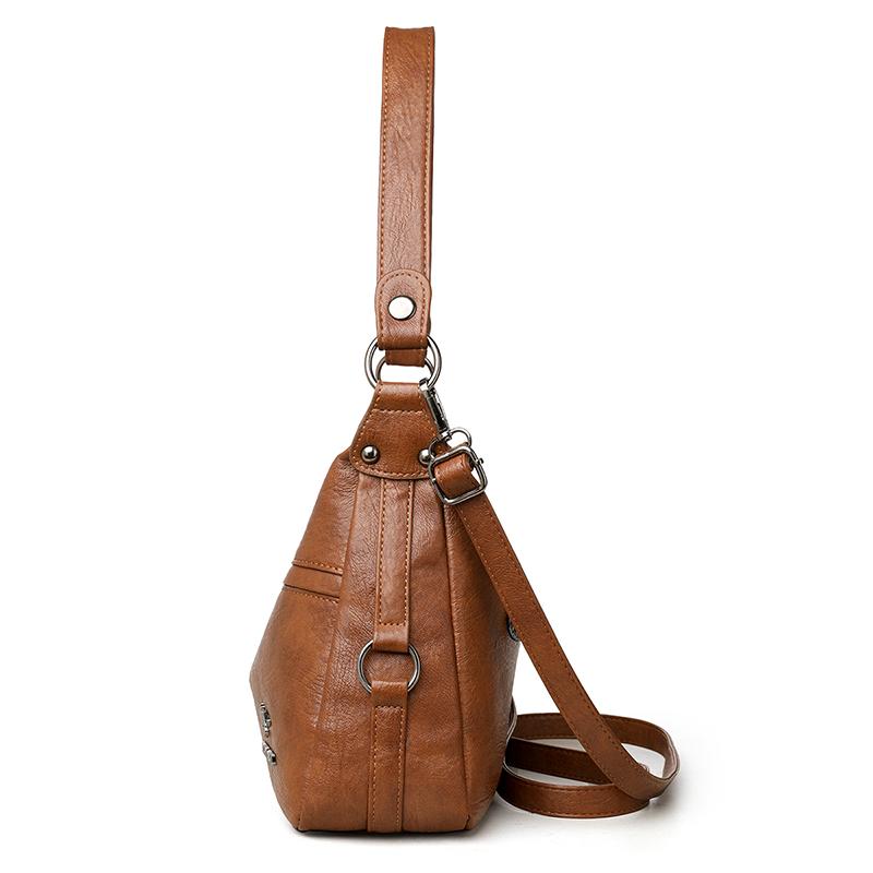 Torebka listonoszka w stylu vintage o dużej pojemności, dojeżdżająca do pracy, ręczna, na ramię, torba dla mamy w średnim wieku