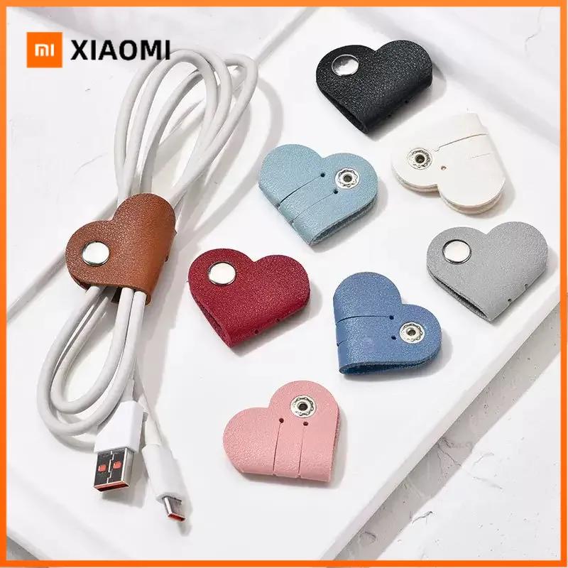 Xiaomi Mini Cable Winder Cable Organizer Clips Mouse Wire Headphone Holder USB Charger Holder Desk Tidy Organizer Wire Cord Protector