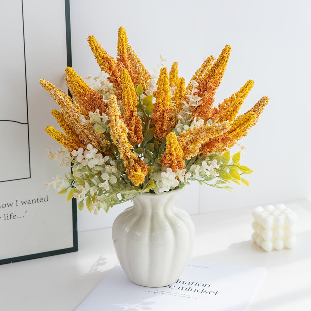 Silk Artificial Flowers Bubble Wedding Home Room Decor Outdoor Yard Garden Wreath Bride Bouquet Birthday Lovely Photography Prop