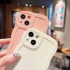 Wave Edge Solid Colo Phone Case For IPhone 16 15 14 Pro Max 13 12 11 Xr Xs 7 8 Plus SE2/SE3 TPU Soft Back Cover