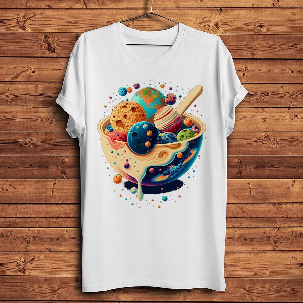 

Universe Milky Way Planet CerealFunny Space Geek T ShirtUnisex Casual Short Sleeve TeeUnisex Streetwear TshirtBreathable Print S