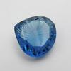 39.60 Ct Blue Quartz Natural Fancy Pear Cut   Loose Gemstone