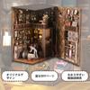 Magic Night Dollhouse Book Nook Kit Miniature DIY Wooden Craft for Adults and Kids Educational Gift