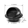 Rainproof Windproof Exhaust Wind Deflector Stainless Steel Outdoor Flue Rain Cover  Outdoor