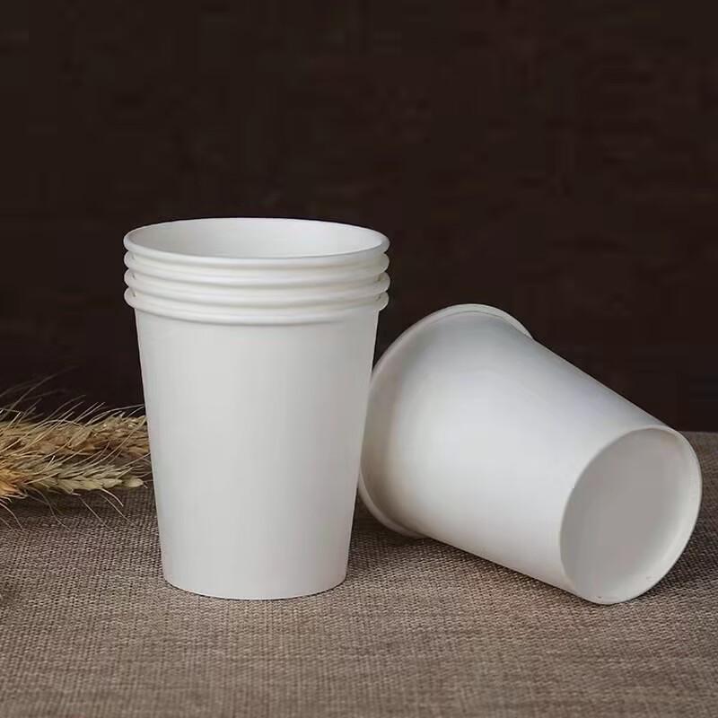 Lan Tuan 400ml Thickened White Disposable Paper Cups, 1000 Count