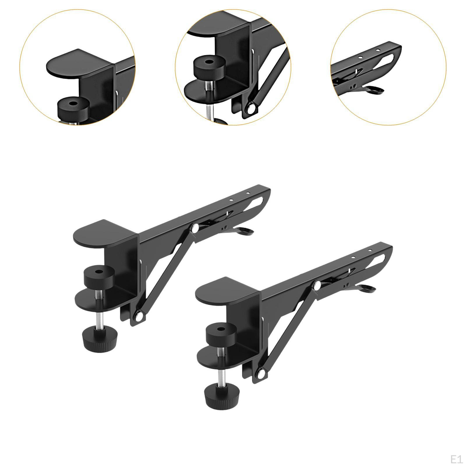 2x настольный удлинитель зажим для крепления подставки под клавиатуру универсальный — фото 2