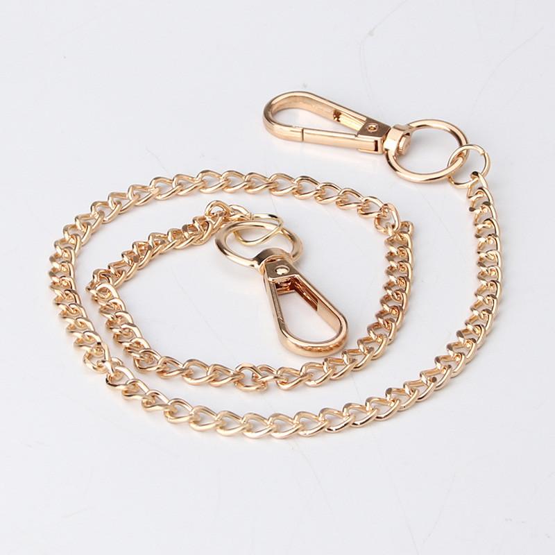 European Style Silver And Gold Chain Belt With Electroplated Finish For Men Women