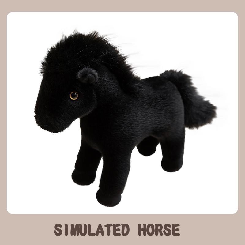 

Non-Toxic 22/30/40Cm Cartoon Horse Plush Cute Stuffed Toy Cute Horse Fluffy Soft Doll Kawaii Room Decor Xmas Birthday Gift 22cm