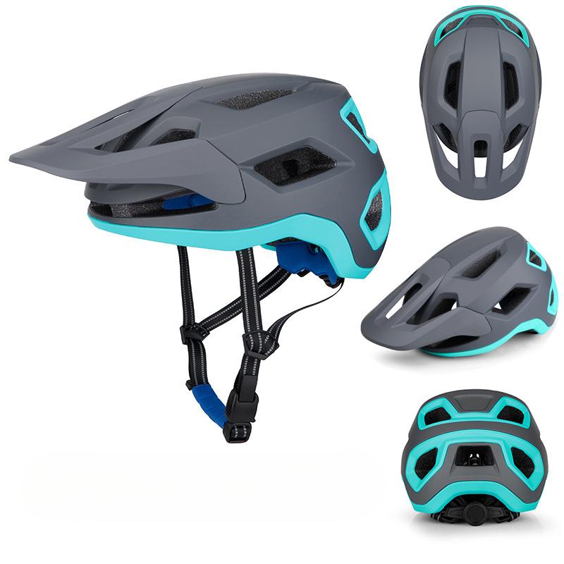 

Шлем для езды на горном велосипеде с увеличенным козырьком, двухсторонним интегрированным молдингом, легкий и дышащий L