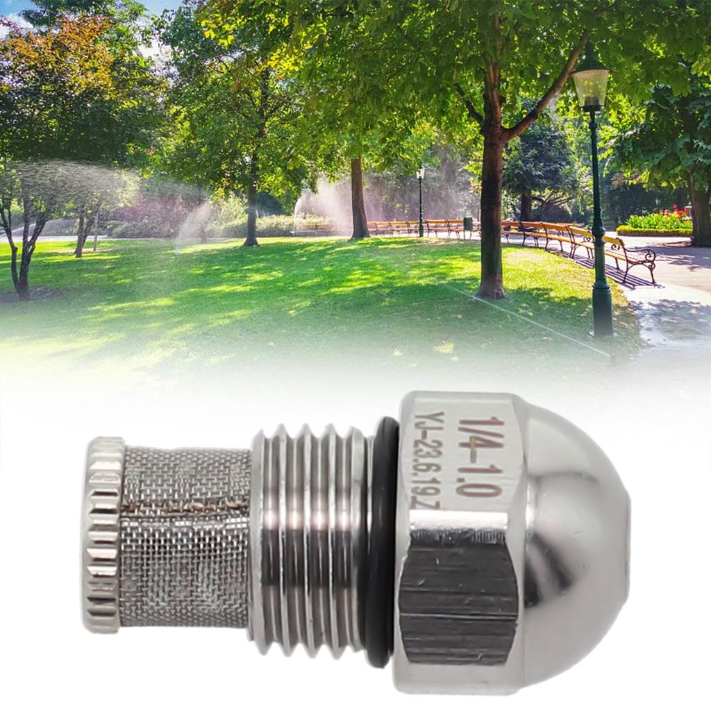 1/4 BSPT Thread Mist Nozzle Stainless Steel with 0 3 1 5mm Orifice Diameter for Dust Cooling and Fog Test Uses