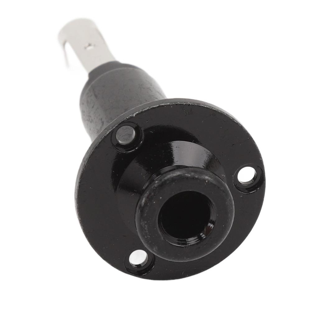 Black/Gold/Silver Output Jack Socket 6.35mm Guitar Output Jack Endpin Output Jack Electric Guitar