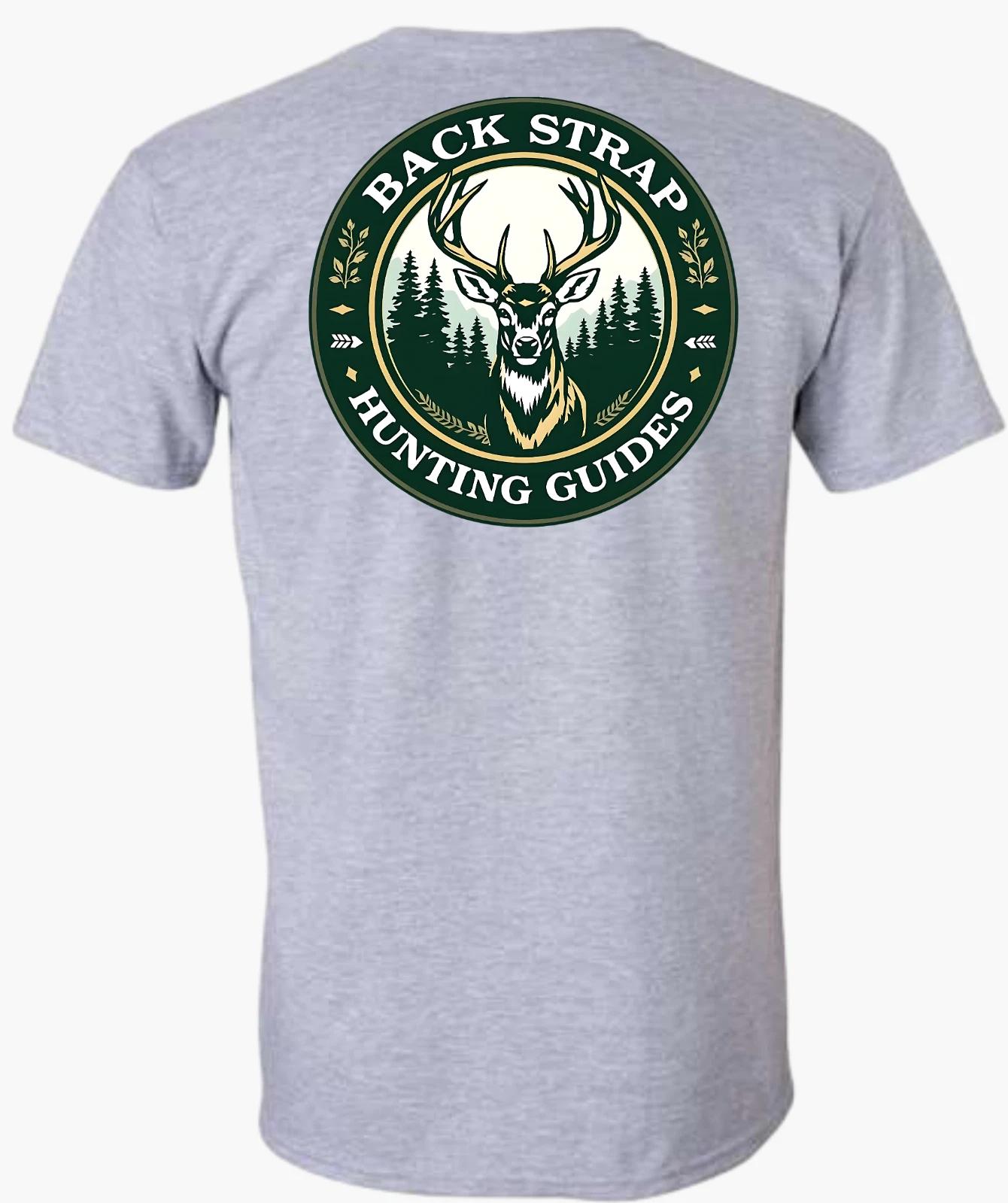 Back Strap Hunting Guides Deer Hunting Shirt Sleeve T-Shirt 4XL