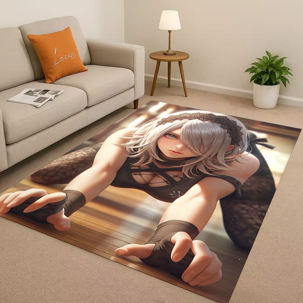 27 Style Sexy Bikini Girls Cartoon Anime Characters Living Room Non Slip Area Rug Carpet for Bedroom Playroom Sofa,Doormat Gift