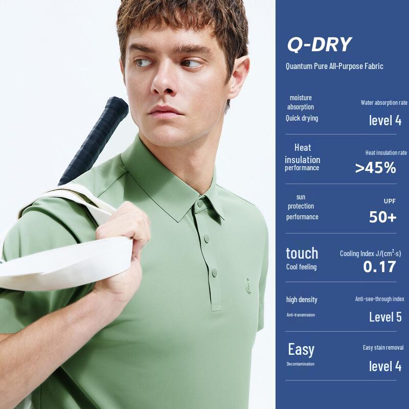 Navigare Men's Quick-Dry Short Sleeve Polo Shirt