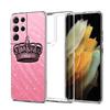 Rose Gold Pink Marble Queen Clear Phone Case For Samsung Galaxy S23 S22 5G S20 Ultra S21 FE 5G S10E S9 S8 S10 Plus Soft Cover