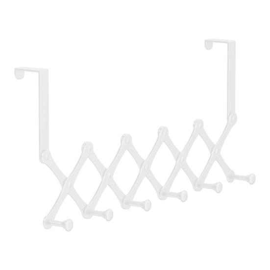 

Дверной крючок Yousheng Прочная конструкция Прочная несущая конструкция Выдвижная конструкция Простая установка Держатель для хранения полотенец с 6 крючками 6-Hooks